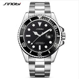 SINOBI Wrist watches Luxury Stainless Steel Watch Men Watch Fashion Luminous Men's Watch saat relogio masculino erkek kol saati - one46.com.au