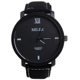 MILER Luxury Brand Watch Leather Band Quartz Watch Casual Sport Watches Men Fashion Military Wrist watch Hour relogio masculino - one46.com.au