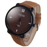 MILER Luxury Brand Watch Leather Band Quartz Watch Casual Sport Watches Men Fashion Military Wrist watch Hour relogio masculino - one46.com.au