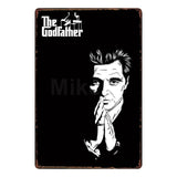 [ Mike86 ] GOD FATHER Tin sign Movie Art  wall Posters decor Pub Cafe Bar Party Craft Retro Iron Painting A-254 - one46.com.au