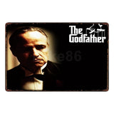 [ Mike86 ] GOD FATHER Tin sign Movie Art  wall Posters decor Pub Cafe Bar Party Craft Retro Iron Painting A-254 - one46.com.au