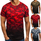 Casual Summer Short Sleeve Men's T Shirt Muscle Tee Cool Irregular Pattern Curved Hem HipHop 3XL Male Top Hombre Joggers 2019 - one46.com.au