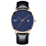 NIBOSI Fashion Mens Watch Quartz Watch Men Casual Slim Mesh Steel Date Waterproof Sport Watch Relogio Masculino - one46.com.au