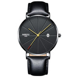 NIBOSI Fashion Mens Watch Quartz Watch Men Casual Slim Mesh Steel Date Waterproof Sport Watch Relogio Masculino - one46.com.au