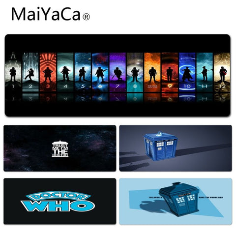 MaiYaCa  TV Doctor Who Durable Rubber Mouse Mat Pad Size for 30x80cm and 30x90cm Gaming Mousepads - one46.com.au