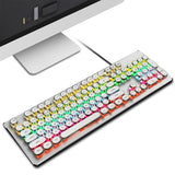 SUNROSE T620S Wired Mechanical Gaming Keyboard Blue Switch RGB Backlight USB Similar Mechanical Feel HIgh Quality Keyboard - one46.com.au