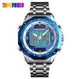 Solar Men Military Sport Watches Men's Digital Quartz Clock Full Steel Waterproof Wrist Watch relojes hombre 2019 SKMEI - one46.com.au