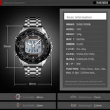 Solar Men Military Sport Watches Men's Digital Quartz Clock Full Steel Waterproof Wrist Watch relojes hombre 2019 SKMEI - one46.com.au