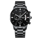 NIBOSI Mens Watches Top Brand Luxury Leather Army Quartz Watch Men Date Sport Clock Men Creative Chronograph Relogio Masculino - one46.com.au