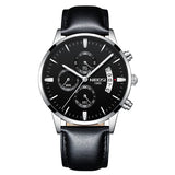 NIBOSI Mens Watches Top Brand Luxury Leather Army Quartz Watch Men Date Sport Clock Men Creative Chronograph Relogio Masculino - one46.com.au