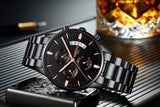 NIBOSI Mens Watches Top Brand Luxury Leather Army Quartz Watch Men Date Sport Clock Men Creative Chronograph Relogio Masculino - one46.com.au