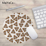 MaiYaCa Unique Desktop Pad Game Mousepad Gamer Speed Mice Retail Small Round Rubber Mousepad For I Love Emojis - one46.com.au