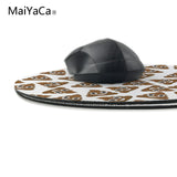 MaiYaCa Unique Desktop Pad Game Mousepad Gamer Speed Mice Retail Small Round Rubber Mousepad For I Love Emojis - one46.com.au