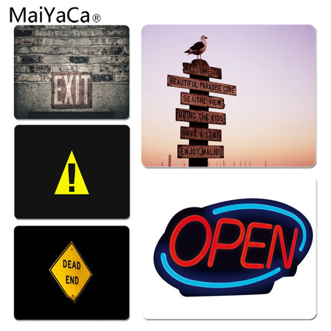 MaiYaCa High Quality Logo High Speed New Mousepad Size for 18x22cm 25x29cm Small Mousepad - one46.com.au